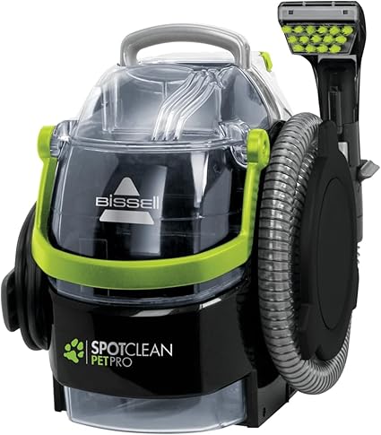 BISSELL SpotClean Pet Pro, Shampouineuse Canapé, Moteur Puissant de 750W, Idéal pour les Propriétaires d'Animaux, Nettoyeur pour Tapis, Moquettes, Meubles, Tissus, Voiture Plus Encore, 15585